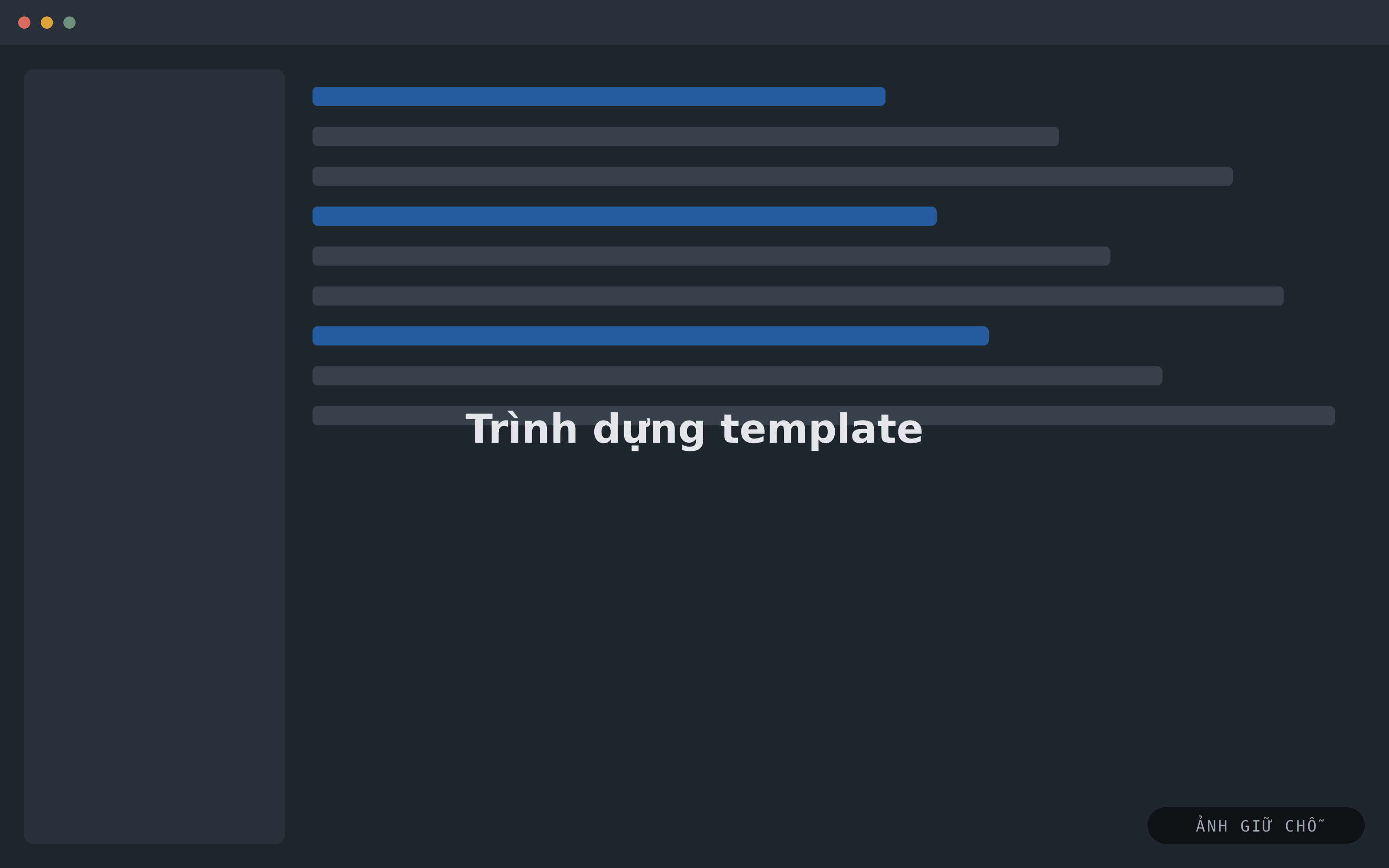 DHB Render - trình dựng template layer và hiệu ứng video