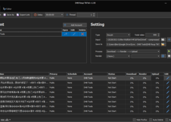 Hướng dẫn sử dụng phần mềm DHB Reup TikTok